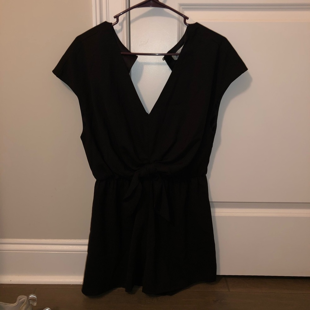 Black romper from boutique